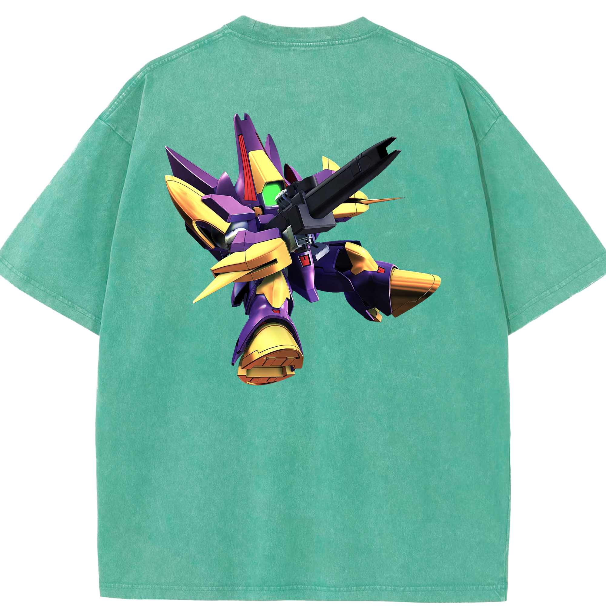（画像用） 機動戦士ガンダム Mobile Suit Gundam 綿100% ヴィンテージ風 半袖Tシャツ（背面プリント）